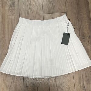 G/FORE Classic White Pleated Golf Skort